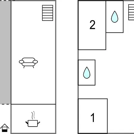 Wunderschönes Haus Mit 2 Schlafzimmern